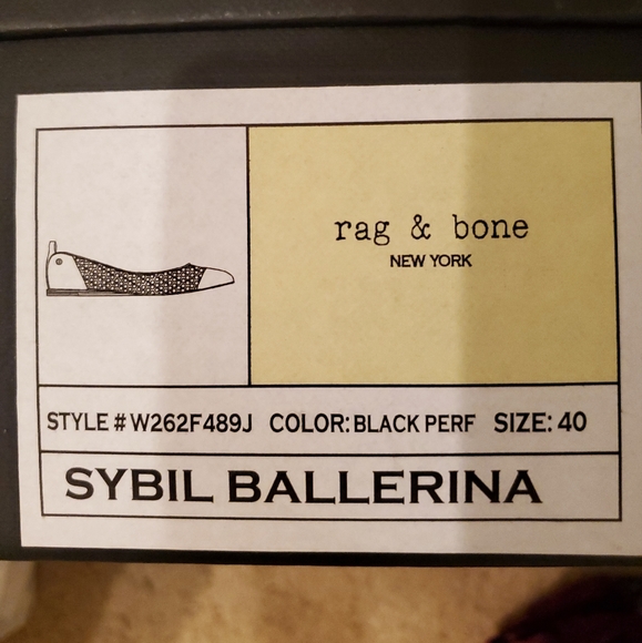 Rag and Bone Sybil Ballerina Flats - Picture 5 of 5